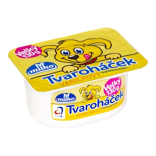 Milko Tvaroháček s příchutí vanilky