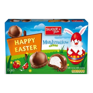 Marshmallow s kakaovo-mléčnou polevou