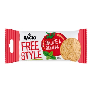 Racio Free Style Rýžové chlebíčky rajče a bazalka