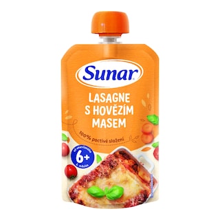 Sunar Příkrm lasagne s hovězím masem