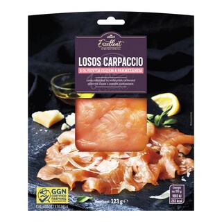 Albert Excellent Losos Carpaccio s parmezánem