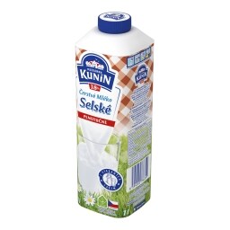 Čerstvé mléko sel.kunín 3 ,8%