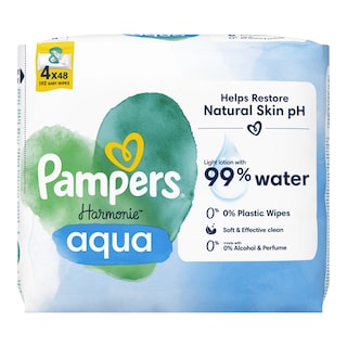 Pampers Aqua Harmonie dětské čisticí ubrousky