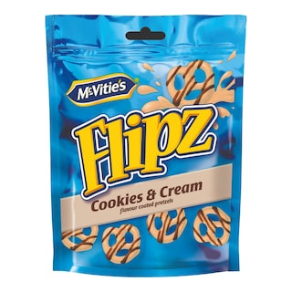 Flipz preclíky s příchutí sušenek a krému