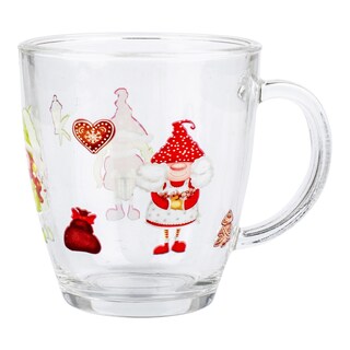 Hrnek s vánočním motivem elfíci