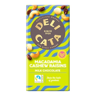 Delicata Mléčná čokoláda makadamové ořechy a kešu