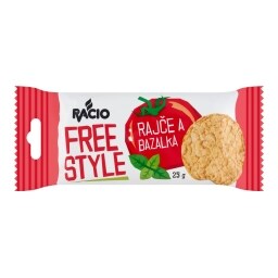 Racio Free Style Rýžové chlebíčky rajče a bazalka