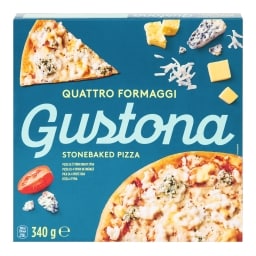 Gustona Pizza se čtyřmi druhy sýra