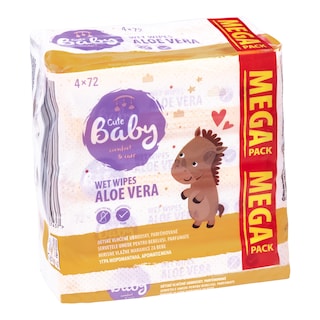 Cute Baby Ubrousky vlhčené parfémované