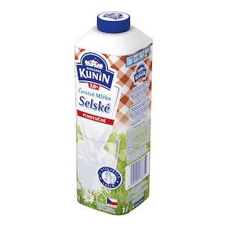 Čerstvé mléko sel.kunín 3 ,8%