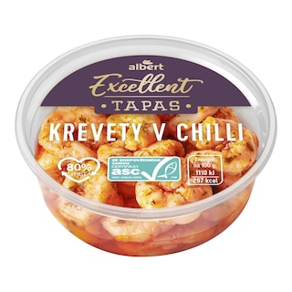 Albert Excellent Tapas Krevety v chilli