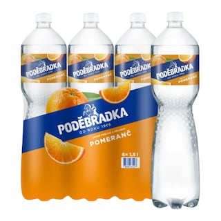 Poděbradka Jemně perlivá pomerančová