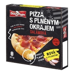 Don Peppe Pizza salámová S plněným okrajem