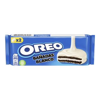 Oreo sušenky s bílou polevou