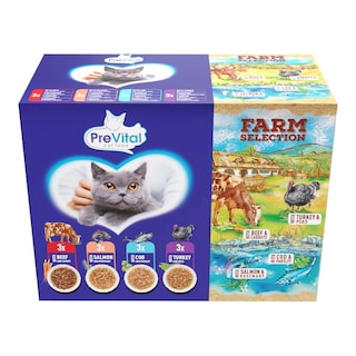 Prevital Farm Selection mix masa a ryb v omáčce