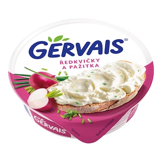 Gervais Sýr tvarohový čerstvý ředkvička pažitka