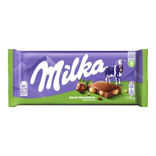 Milka Mléčná čokoláda s lískovými ořechy