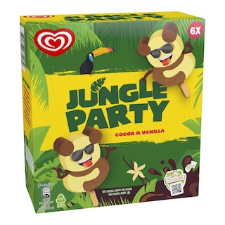 Algida Kids Jungle Party Multipack Cocoa Vanilla