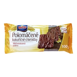 Racio Kukuřičné chlebíčky kakaová poleva