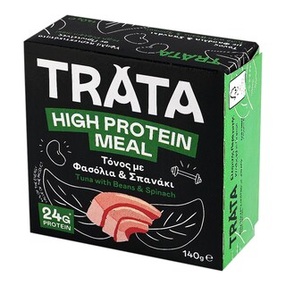Trata High Protein Tuňák s fazolemi a špenátem