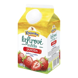 Krajanka Kefírové mléko jahoda