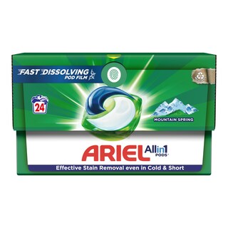 Ariel Mountain Spring prací tablety