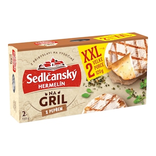 Sedlčanský Hermelín na gril s pepřem XXL