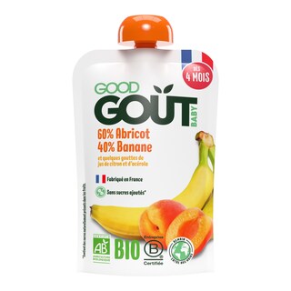 Good Gout Bio Kapsička meruňka s banánem