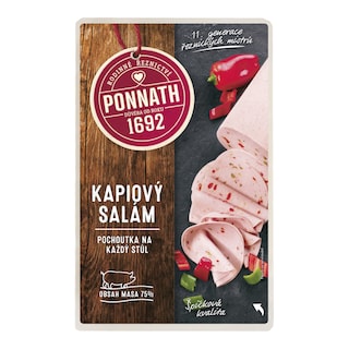 Ponnath Kapiový salám krájený