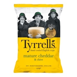 Tyrrells Brambůrky s příchutí zralého cheddaru