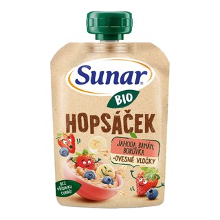 Sunar Bio Hopsáček ovocno-ovesná kapsička