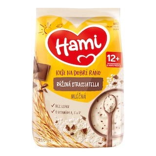 Hami Mléčná kaše rýžová straciatella