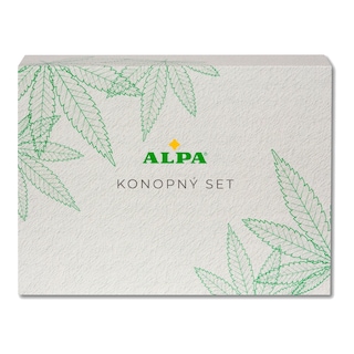 Alpa Konopný set vánoční kazeta