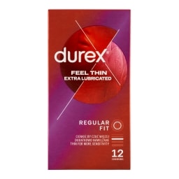 Durex Feel Thin Extra Lubricated kondomy