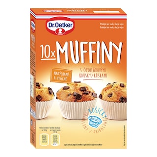 Dr. Oetker Muffiny s čokoládovými kousky