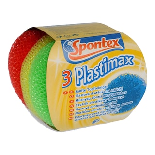 Spontex 3 Plastimax plastová drátěnka
