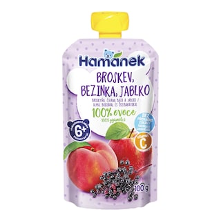 Hamánek Kapsička broskev, bezinka, jablko