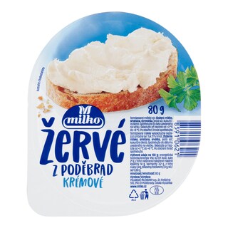 Milko Žervé z Poděbrad krémové
