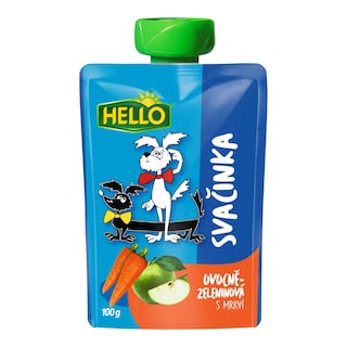 Hello Přesnídávka ovocno-zeleninová s mrkví