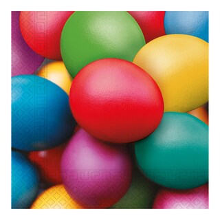 Ubrousky 3vrstvé vajíčka velikonoční barevná