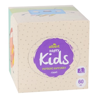 Albert Papírové kapesníky jemné dětské
