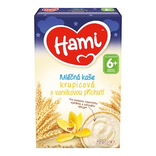 Hami Mléčná kaše krupicová vanilková