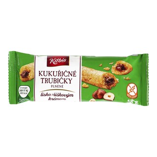 Kitbis kukuřičné trubičky s lískooříškovým krémem