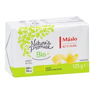 Nature's Promise Bio Máslo 82%