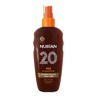 Nubian Olej na opalování SPF 20