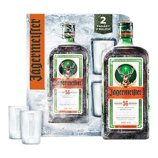 Jägermeister 35% + 2 skleničky