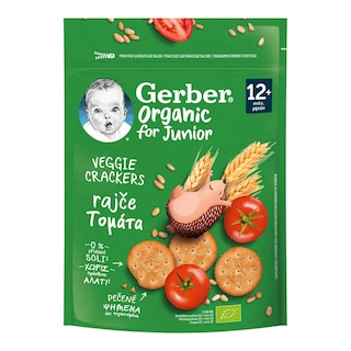 Gerber Organic krekry s rajčaty