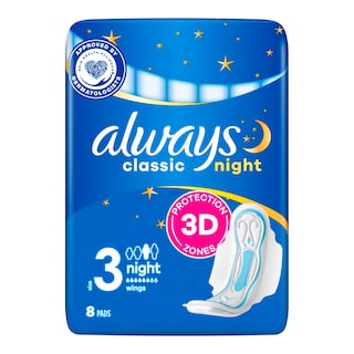 Always Classic Night vložky s křidélky