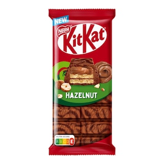 Kitkat Hazelnut s mléčnou a hořkou čokoládou