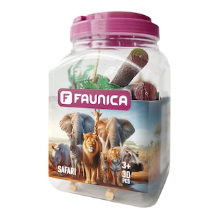 Faunica zvířátka figurky sada v mega tubě - safari